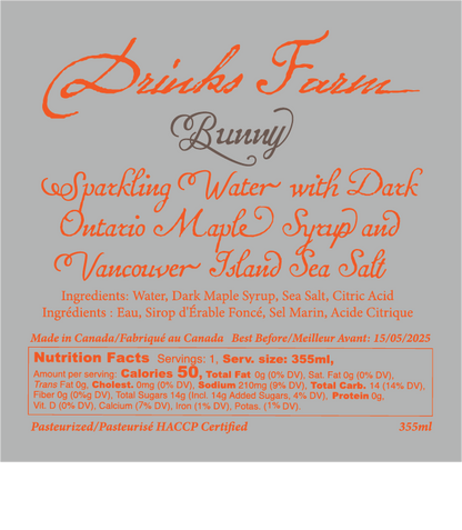 "Bunny" Maple Soda Case (24 Cans)