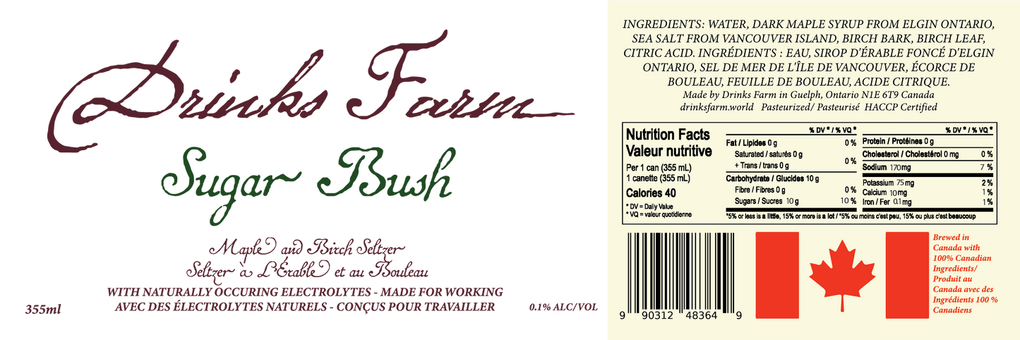 Sugar Bush Seltzer
