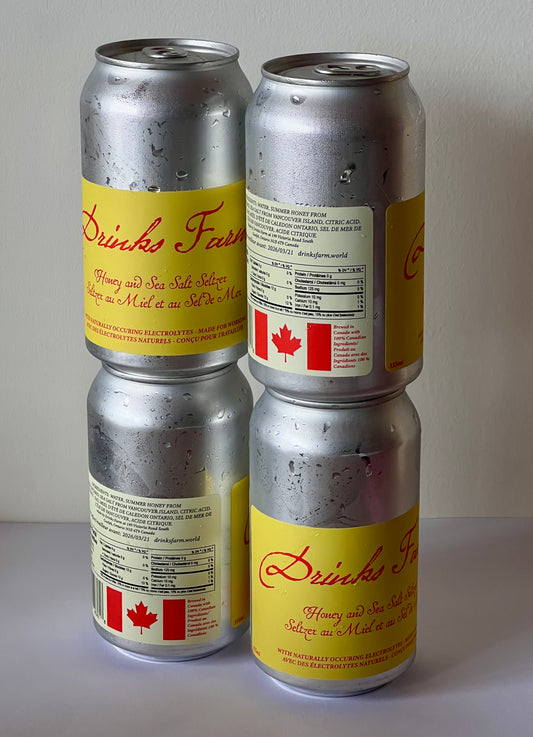 24 x $4.99 Honey Seltzer with Sea Salt